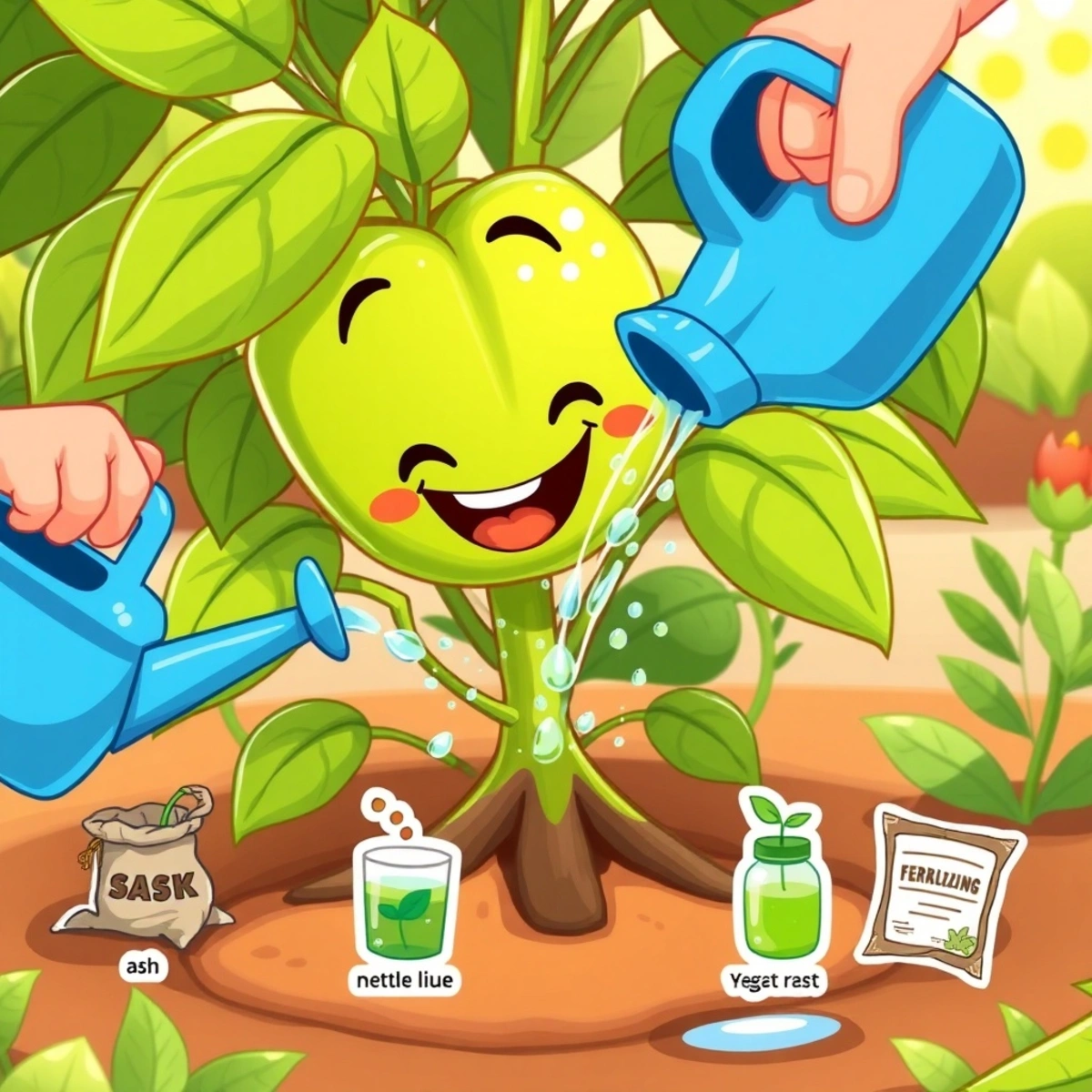 Чем полить и подкормить перец для лучшего роста: простые рецепты для детей