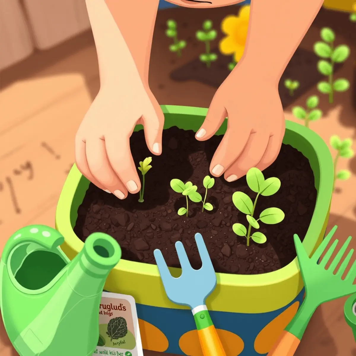 Как посеять рукколу: простая инструкция для детей