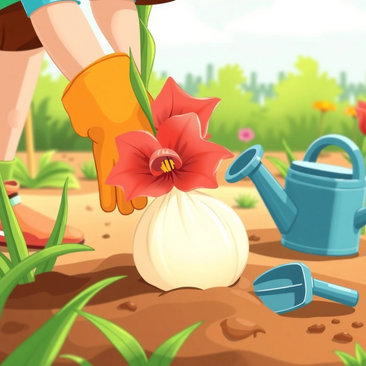 Как сажать гладиолусы весной: простая инструкция для детей и начинающих