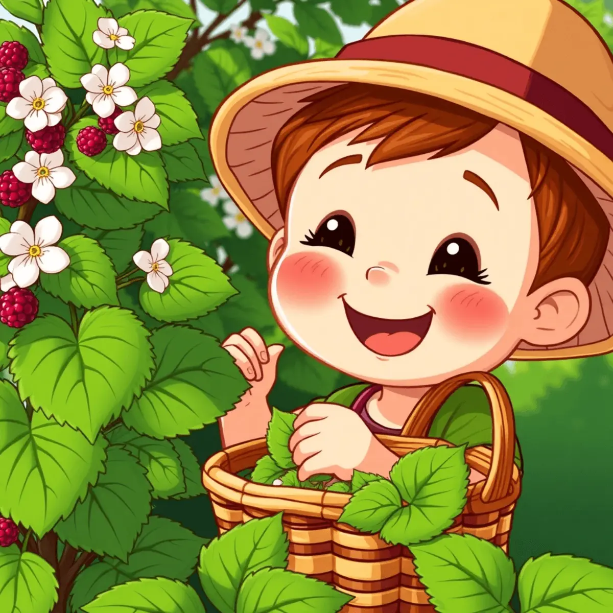 Когда собирать листья малины для чая и на зиму: лучшее время для детей